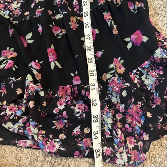 Torrid Black Floral Dress with Slip - Picture 7 of 13